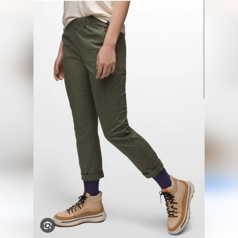 Prana Double Peak Pants Cargo Green Women's US 8